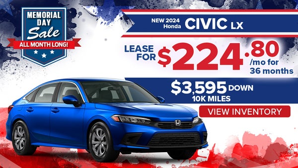 New 2024 Honda Civic LX